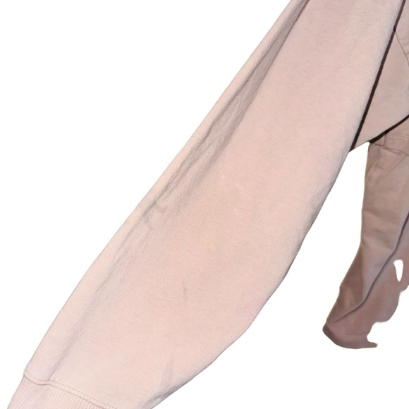 Lunya Dreamy Alpaca Wool Blend Fleece Oversized Hoodie Meditative Pink Lounge M - Picture 9 of 14